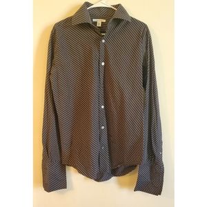 Banana Republic men's stripped dress shirt size M